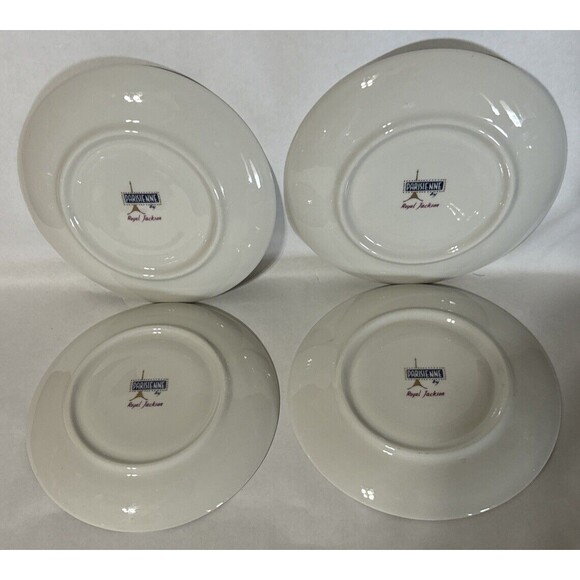 Royal Jackson - Parisienne Normandy Rose - 6" Saucer Plate - Set of 4 plates - Picture 9 of 11